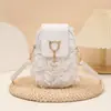 Bolso para Teléfono Móvil con Flor de Rosa de Moda 2026 con Solapa de Borla de Perla, Bolso Cruzado Casual de Hombro Más Vendido para Mujeres