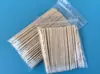 Nuevos Bastoncillos de Algodón para Extensiones de Pestañas Modelo Transfronterizo con Puntas Pequeñas Puntiagudas, Mango de Madera, Punta Fina para Aplicación y Eliminación de Maquillaje