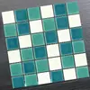 Azulejos de Mosaico Antideslizantes Azulejos Cerámicos para Piscina Azulejos para Estanques de Peces al Aire Libre Azulejos de Baño Azulejos de Piscina tipo Puzzle