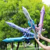 Globo de espada inflable para niños, palo de mano para niños, palo de golpeo, juguete de empujar