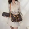Bolso de mano de alta gama para mujer 2026 nuevo estilo estampado europeo y americano bolso retro para mujer casual versátil gran capacidad bandolera cruzada