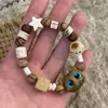 Pulseira de Gato de Desenho Animado com Contas Infantil e Personalizada, Personalizada, Simples, Fashion, Única, Versátil, Fofa, Criativa, Pulseira de Luxo Leve