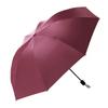 Sombrilla Automática de Ocho Varillas, Recubrimiento Negro de Protección Solar, Doble Uso para Sol y Lluvia, Sombrilla Plegable, Sombrilla Publicitaria con Logo Personalizado al por Mayor