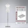 Maniquí Plano de Estilo Coreano para Tienda de Ropa, Maniquí de Media Altura para Escaparate, Accesorio de Modelo de Pecho Plano, Soporte de Exhibición de Modelo de Ropa para Mujer, de Cuerpo Completo