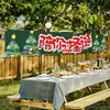 Banderas Navideñas Transfronterizas, Banderines, Decoraciones de Atmósfera Festiva, Decoraciones para el Jardín, Banderas Coloridas, Fabricantes de Banderas Personalizadas