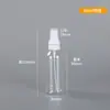 Frasco Spray Transparente de Névoa Fina, Frasco Recarregável Tipo Pressão para Viagem para Tônico, Frasco Spray Pequeno Desinfetante, Frasco Vazio de 30ml