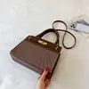 Bolsa Feminina Color-Blocking Estilo 2026, Textura Fashion de Alta Qualidade, Transfronteiriça de Ombro Único Transversal Pequena Quadrada para o Dia a Dia