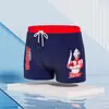 Maiô Infantil para Meninos Profissional de Secagem Rápida para Crianças Grandes Maiô de Camada Dupla Anti-constrangimento para Meninos traje Verão