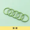 Llavero colorido pintado de 30 mm, aro de hierro color caramelo, accesorio para llavero, aro redondo, material para joyería DIY
