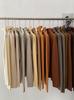 Suéter Base de Punto Ajustado de Manga Larga de Color Sólido de Cuello Alto Omalai para Otoño e Invierno Venta al por Mayor 5148