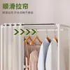 Armario para Dormitorio de Casa Simple y Económico a Prueba de Polvo Casa de Alquiler Tubo de Acero Marco de Metal Grueso Armario Producto Nuevo 2023