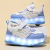 Zapatos para Niños, Modernos, Geniales, Zapatos Luminosos de Colores, Zapatos Heelys, Patines, Zapatos para Patineta, Zapatos de Suela Gruesa para Niños y Niñas