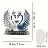 Dibujo Animado Transfronterizo Elefante Azul y Rosa Acrílico 2D Adornos de Escritorio para Sala de Estar, Dormitorio, Hogar, Accesorios de Montaje, Decoraciones