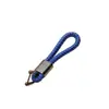 Llavero de Cuerda Trenzada Casual para Coche Llavero Creativo para Coche Hebilla de Herradura Anti-Pérdida Hebilla en Forma de D Llavero de Coche al por Mayor
