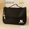 Nova bolsa de maquiagem fofa com tema de gato para mulheres, design estiloso, portátil, grande capacidade, perfeita para viagens, artigos de higiene pessoal e produtos de skincare, atacado com frete grátis