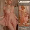 Yiyuo lencería sexy pijama sexy de tirantes cárdigan para mujer malla perspectiva uniforme tentación bata de noche venta al por mayor 8644