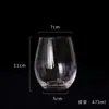 Luxo Leve High-End Transparente Padrão Vertical Taça de Vinho Tinto Taça de Barriga Grande Criativa Doméstica Taça de Vinho Champagne Atacado