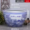 Macetas Grandes de Patio, Vasijas de Agua de Porcelana Azul y Blanca de Jingdezhen, Peceras, Recipientes para Lotos, Macetas para Nenúfares, Tanques para Tortugas, Tanques para Tortugas de Hotel