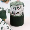 Cinta de Flor de Magnolia Blanca con Borde de Alambre de Hierro, Cinta de Lino Artificial, Moño, Corona, Empaque de Caja de Regalo, Cinta Decorativa