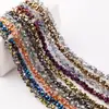 Cuentas de cristal galvanizado cuentas de cacahuete nuevos accesorios para joyería DIY cuentas sueltas pulsera accesorios para el cabello fabricantes