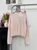 Cardigan de Tricô Fino Estilo Coreano de Primavera com Gola Redonda, Estilo Fresco, Renda, Tricô Doce e Gentil, Macio, Botões Únicos