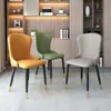 Silla moderna de respaldo de lujo ligero, silla de ocio para restaurante, silla para cafetería y hotel, silla de comedor nórdica, uso doméstico simple, taburete de respaldo engrosado