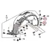 Ajuste para Honda y Acura clip de tuerca de ojal para guardabarros 5mm hebilla 90682-SEA-003
