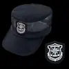 Gorra de Guardia de Seguridad, Gorra de Entrenamiento de Malla Completa y Media Malla, Gorra con Visera Negra Ajustable, Gorra de Guardia de Seguridad para Entrenamiento Militar, Malla Transpirable