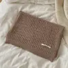 Cachecol de Tricô 100% Lã de Alta Qualidade para Mulheres, Calor de Outono/Inverno, Proteção Contra o Frio, Atmosfera Estilo Coreano, Aquecedor de Pescoço, Protetor de Pescoço Espessado