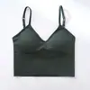 Celebridade Cibernética Kaka Mesmo Tipo Grande Costas em U Top Cropped Esportivo em U Feminino Sexy Wrap no Peito Tubinho Roupa Íntima sem Aro