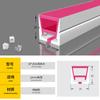 Carcasa de Tira de Luz de Silicona para Instalación Superficial o Empotrada, Luz Lineal Plegable, Canaleta de Luz Flexible, Carcasa para Tira de Luz Empotrada Flexible Venta al por Mayor