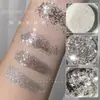Polvo de espejo mágico para manicura transfronterizo, polvo de ópalo, lentejuelas plateadas, purpurina, polvo de aurora, polvo de platino, decoraciones para uñas al por mayor