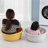 Lavabo doméstico grande y grueso para bebés y niños, lavabo de baño extra grande y grueso, lavabo redondo de plástico