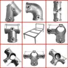 Conectores de Tubo Redondo de Aleación de Aluminio de 20/25/32 mm Codo en T de Hierro de Seis Puntas para Tubería de Agua Accesorios de Fijación Rápida sin Soldadura