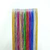 Extensiones de Cabello de Alambre Dorado de Colores Europeas y Americanas Extensiones de Cabello de Lentejuelas de Alambre Dorado Extensiones de Cabello Sin Costuras de Alambre Dorado