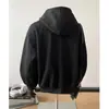 Cardigan Moletom com Zíper Primavera e Outono Masculino com Capuz Americano High Street Esportivo Marca Tendência Moletom Solto Casual Jaqueta Juvenil