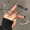 Óculos Nerd para Mulheres, Estilo Old Money Retrô Tartaruga, Armação Oval Anti-Luz Azul, Grau de Miopia Pode Ser Combinado com 52031