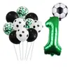 Decoración de Fiesta de Cumpleaños con Temática del Mundial de Fútbol Globos Fondo de Pared Decoración Paquete Globos Venta al por Mayor