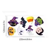 Wt052 Exportación de Amazon Linterna de Calabaza de Halloween Traje de Fantasma Murciélago Pegatina para Maleta Impermeable Patineta