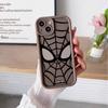 Capa de Celular Estilo Americano Maçã 17 para Meninos Iphone15Promax Homem-Aranha Plus Capa Protetora Anti-Queda Completa 16