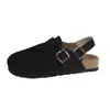 Novedad Verano 2026 Moda Estilo Birkenstock Punta Abierta Suela Gruesa Antideslizante Correa con Hebilla Casual Sandalias de Pareja Chanclas para Mujer