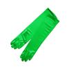 Guantes largos de satén estilo Hepburn para vestido de novia, vestido de fiesta de noche, accesorios para fotos de cumpleaños y escenarios. Conjunto de brazos.