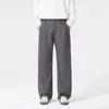 Pantalones Rectos Americanos Hombre 2026 Nuevo Estilo Holgado Caída Pierna Ancha Otoño Versátil Patchwork Casual Pantalones de Hombre