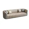 Conjunto de sofá e mesa de centro para recepção de escritório, salão de beleza de luxo leve, área de descanso do departamento de vendas, conjunto de mesa e cadeiras para reuniões de lazer