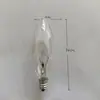 Lâmpada Incandescente C32 110V Tipo Vela Cauda Pequena E12 Padrão Americano Lâmpada