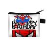 Carteira de Moedas Homem-Aranha Transfronteiriça Poliéster Desenho Animado Portátil Porta-Cartões Moda Bolsa de Armazenamento Fabricantes