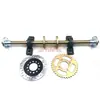 Caja de Vehículo de Cuatro Ruedas DIY Kart Moto ATV Accesorios Eje Trasero 60cm Puente Trasero Reforzado Brida de Rodamiento