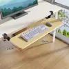 Bandeja para teclado para escritorio de computadora, bandeja extensible para teclado y mouse, tablero de extensión de escritorio, escritorio para juegos con longitud extendida