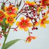 Flores Artificiais para Casamentos, Decoração de Cena para Salão de Casamento, Arranjo Floral, Flores de Seda Daphne com 3 Galhos em Haste Única, Arranjo de Arte Floral para Casa