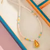 Collar de Perlas con Colgante de Calabaza, Accesorios para Mujer, Diseño de Nicho de Lujo Ligero, Cadena Larga de Joyería de Nuevo Estilo Chino de Gama Alta